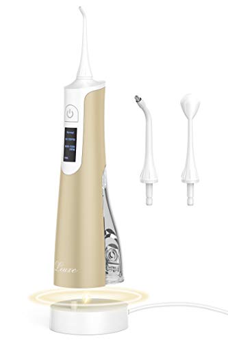 Portable Water Flosser, Leuxe Professional Oral Irrigator, 3 Modes Water Dental Flosser Teeth Cleaner