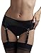 Produktbild Marlies Dekkers 18404 Women's Femme Fatale Black Solid Colour Garter Belt Suspender Belt S/M