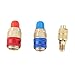 Air Conditioning Pressure Gauge R410 22 134A 3 Way AC Diagnostic Manifold Gauge Tube Set Refrigerant Charging Tool with Adjustable Hose for Automotive HVAC Maintenance