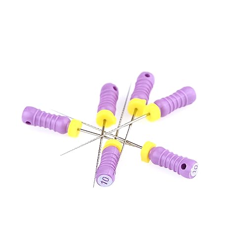 Xux 6Pcs/Pack Endo H-File 21Mm/25Mm Hand Use Stainless Steel Endodontic Files #10 Endo Rotary Files thumb #5
