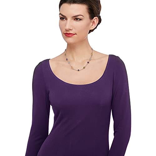 Ross-Simons 14.82 ct. t.w. Multi-Stone Station Necklace in Sterling Silver3