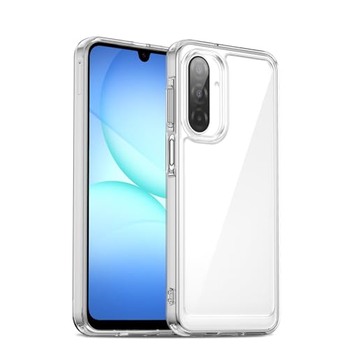 Image of Case for Samsung Galaxy A17 5G, Military Grade Drop Protection Phone Case, Yellowing Resistant, Anti-Scratch Hard PC Back, Shockproof Hard Ultra-Thin Protective Cover, Clear