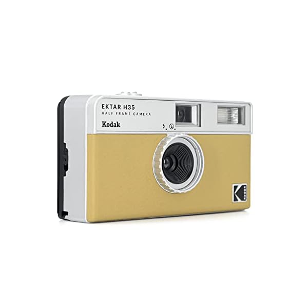 KODAK-EKTAR-H35-Half-Frame-Film-Camera-35mm-Reusable-Focus-Free-Lightweight-Easy-to-Use-Sand-Film-AAA-Battery-are-not-Included KODAK-EKTAR-H35-Half-Frame-Film-Camera-35mm-Reusable-Focus-Free-Lightweight-Easy-to-Use-Sand-Film-AAA-Battery-are-not-Included