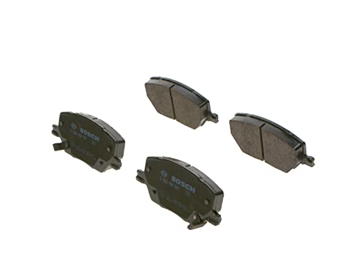 Pastiglie Freni Bosch BP1736 Per Asse Anteriore - 4 Pastiglie, Senza Rame, Con Indicatori Usura Elettrici