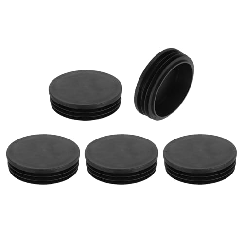 uxcell Round Plastic Plug,90mm(3.54") OD Furniture Leg Pipe Insert 5Pcs