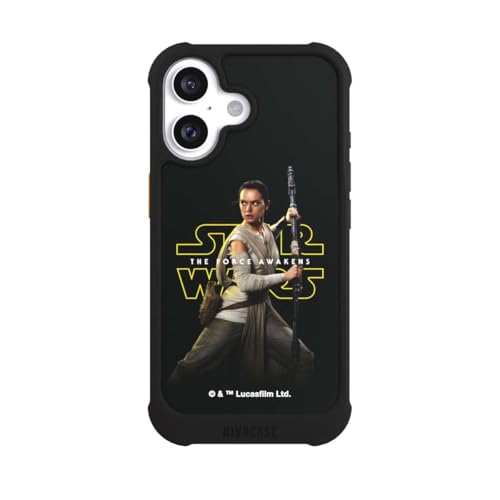 Coque iPhone 16 Star Wars Rey antichoc pour charger votre téléphone partout
