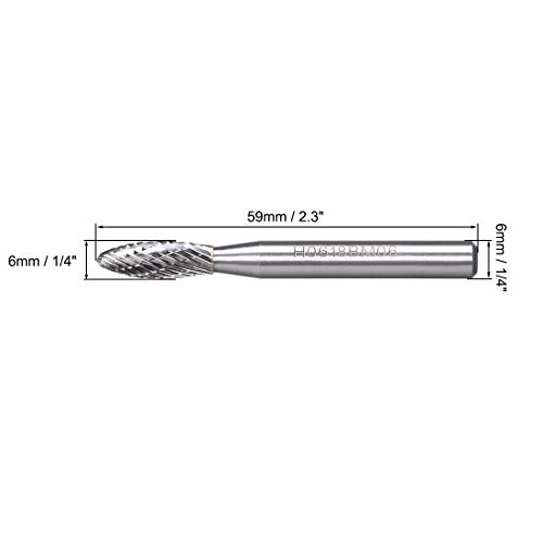 Fresas de carburo de tungsteno 6mm para esmeriladora miniatura 2