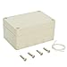 LeMotech Waterproof Dustproof IP65 ABS Plastic Junction Box Universal Electric Project Enclosure Pale Gray 3.9 x 2.7 x 2 inch(100 x 68 x 50 mm)