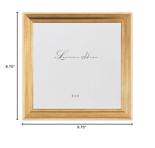 Image of Lawrence Frames 8x8 Sutter Burnished Gold Picture Frame