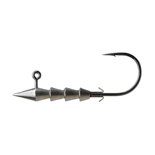Tungsten 4 Anglers – 97% Pure Tungsten Hover Strolling Rig | Fits Any Soft Plastic Bait and Provides Natural and Enticing Movement for All Bass Species | 5 Pcs/Bag (1/4oz. #4/0)