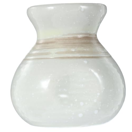 IWOWHERO Tarro para Palillos de Dientes de Cerámica Estilo Vintage Contenedor Compacto y Elegante para Almacenamiento Escritorio y Cocina para Fiestas y Uso Diario