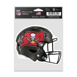 Autocollants Tampa Bay Buccaneers pour casque sans bulles