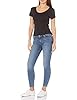 Amazon Essentials Women's Slim-Fit Cap-Sleeve Scoop Neck T-Shirt, Pack of 2, Black, XS #4