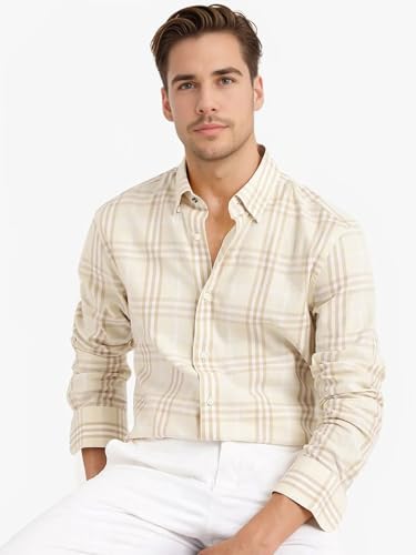 Image of Rare Rabbit Regular fit Checked Shirt