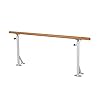 Balletbar, In Hoogte Verstelbare Massief Houten Veerstalen Kernoefenbalk, Family School Gym Ballet Pole (Size : 150CM)