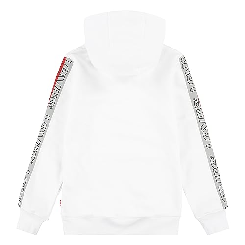 Image of Levi's Graphic Pullover Hoodie White /Red