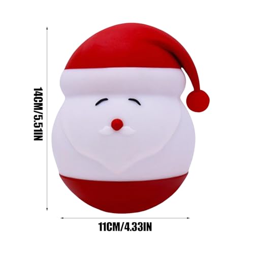 Lumière du Père Noël LED douce pour apaiser le sommeil de bébé en hiver - 5