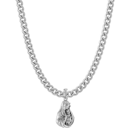 Pendentif en argent pur médaillon de protection pour le bien-être quotidien