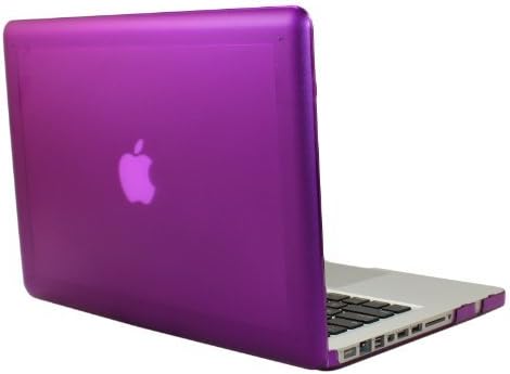 mCoveriPearl Hard Shell Case with Free Keyboard Cover for Model A1278 13-inch Regular Display Aluminum Unibody MacBook Pro - Purple