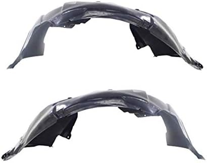 For 15-17 Mustang Front Splash Shield Inner Fender Liner Panel Left & Right SET PAIR