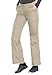 Cherokee Women's Low Rise Drawstring Cargo Scrub Pant, Khaki, Small Petite