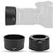 Produktbild Bindpo HB-N103 Gegenlichtblende, Kameraobjektiv Sonnenschutz Regenschutz Abdeckung Ersatz für Nikon 1 Nikkor VR 30-110mm f/3.8-5.6 für Nikon 1 Nikkor VR 30-110 mm 1: 3,5-5,6