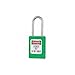 MASTER LOCK Lockout Padlock,KD,Green,1-13/16"H