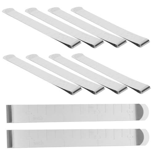 DONFAMDS 10個 ステンレス製キャンディフロスクリップ 耐熱 耐圧仕様 スパンシュガー用網固定アクセサリー わたあめ機対応 再利用可能で安定