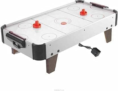 Image of Lagertha Wooden Indoor Air Hockey Game Table Top Toy for Kids, Big Size 80 x 42 x 23.5 cm, Multi Color