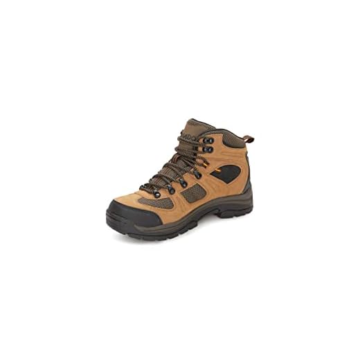 Nevados Klon Mid Hiking Boots for Men, Water Resistant, Multi-Terrain Lug Pattern, Comfortable & Weather Proof Structure Rubber Traction Outsole Cradled Footbed