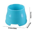 Dog Food Bowls Elevated, Cat Water Bowl, Scratch-Resistant, Anti-Tip Raised Stand, Pet Feeding Dish, for Large, Medium & Small Dogs, Puppies, Kittens, 6.69x8.86x6.3 Inches – Bild 2
