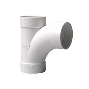 Abzweiger 90° für Zentralstaubsauger Vakuumrohrsystem, 2-Zoll (50,8mm)