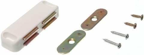 One Stop DIY 100 X DOOR CUPBOARD MAGNETIC CATCH LARGE DOUBLE PLATE NEW