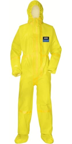 Uvex Overall Disposable Coveralls gelb L 1 Stück
