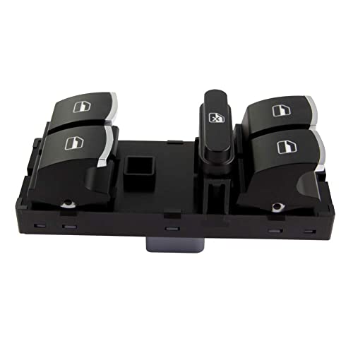 Master Driver Power Window Switch 5Nd959857 1K4959857B 5K4959857 Front Lh Compatible With Vw Volkswagen Cc Golf Jetta Passat Tiguan 2005 2006 2007 2008 2009 2010 2011 2012 2013 /Doicoo #TOP2