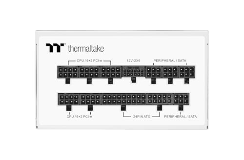 Thermaltake Toughpower Gf A3 Snow Atx 3.0 80+ Gold - vue 6