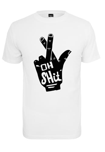 T-shirt OH Shit Mister Tee blanc XXL coupe ample pour homme grand