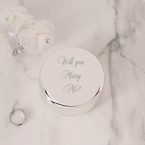 Image of Cherished Moments Personalized Round Jewelry Box with Message