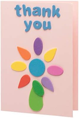 Baker Ross EK2352 Self-Adhesive Foam Shapes (Pack of 180) for Kids Arts and Crafts, Vinyl, Assorted, 1cm-5cm