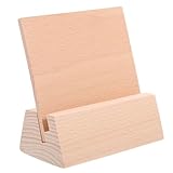OSALADI Holz Tischständer Für Kalender Und Karten Kompakte Buchenholz Halterung Für Deko Und Langlebig Für Zuhause Und Büro Lang