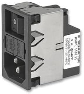 SCHURTER KMF1.1193.11 KMF1 Series 250 V 10 A Snap InC14 Appliance Inlet Power Entry Medical - 1 Item(s)