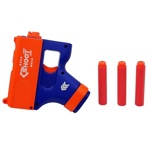 Image of Blaster Gun Toy for Kids | Storm Safe Long Range Shooting Gun | 3 Soft Foam Bullets | Safe Indoor Outdoor Game | Gift for Boys Girls | Age 5 6 7 8 9 10 Years