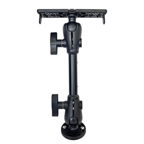 Base de montage réglable pour accessoire de pêche avec support rotatif 360 degrés
