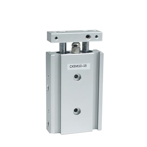 Vérin pneumatique à double arbre CXSM 15mm pour outillage compact