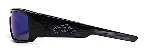 Fishoholic Polarized Fishing Sunglasses UV400 (14 Options) Fishing Gift with Hard Case & Pouch - Thumbnail 7