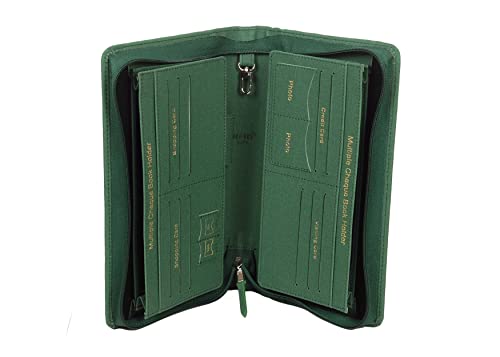 Image of Sukeshcraft Polyurethane Unisex Chequebook Holder (green)