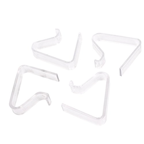sourcingmap® Plastic Table Cloth Clamps Clips Holder 3.5-5cm Thickness 4pcs