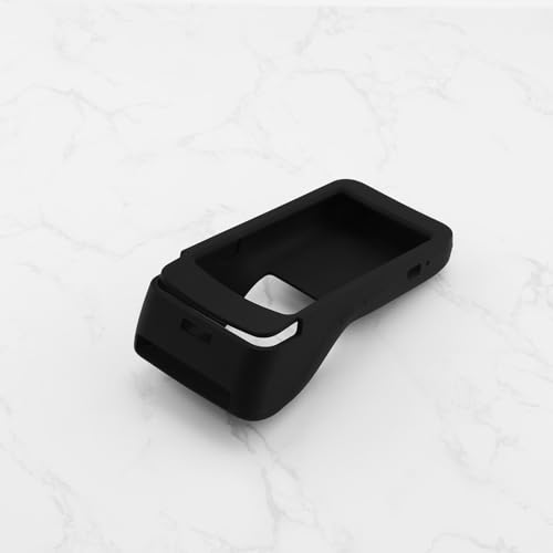 YINETTECH 1 x Silikon-Schutzhülle, wasserdicht und schmutzabweisend, kompatibel mit PAX A920 PRO-Gerät mit Barcode (schwarz)