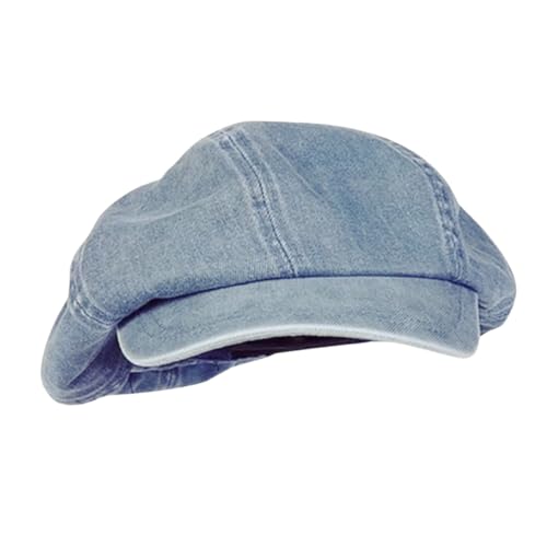 Gorra Newsboy de mezclilla para mujer verano miniatura 1