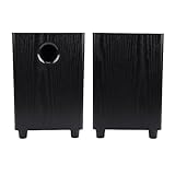 Matériau MDF : fabriqué à partir de MDF de qualité supérieure, ce caisson de basses est robuste et stable, avec une finition brillante lisse et délicate, douce au toucher et résistante aux dommages, garantissant la fiabilité.